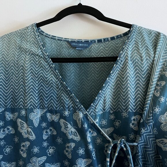April Cornell Butterfly Sister Wrap Jacket NWoT size XL - Picture 3 of 8